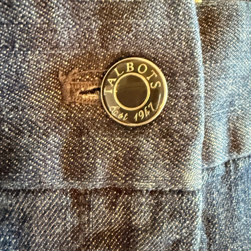 Talbots Denim A-line Skirt - Picture 3 of 6